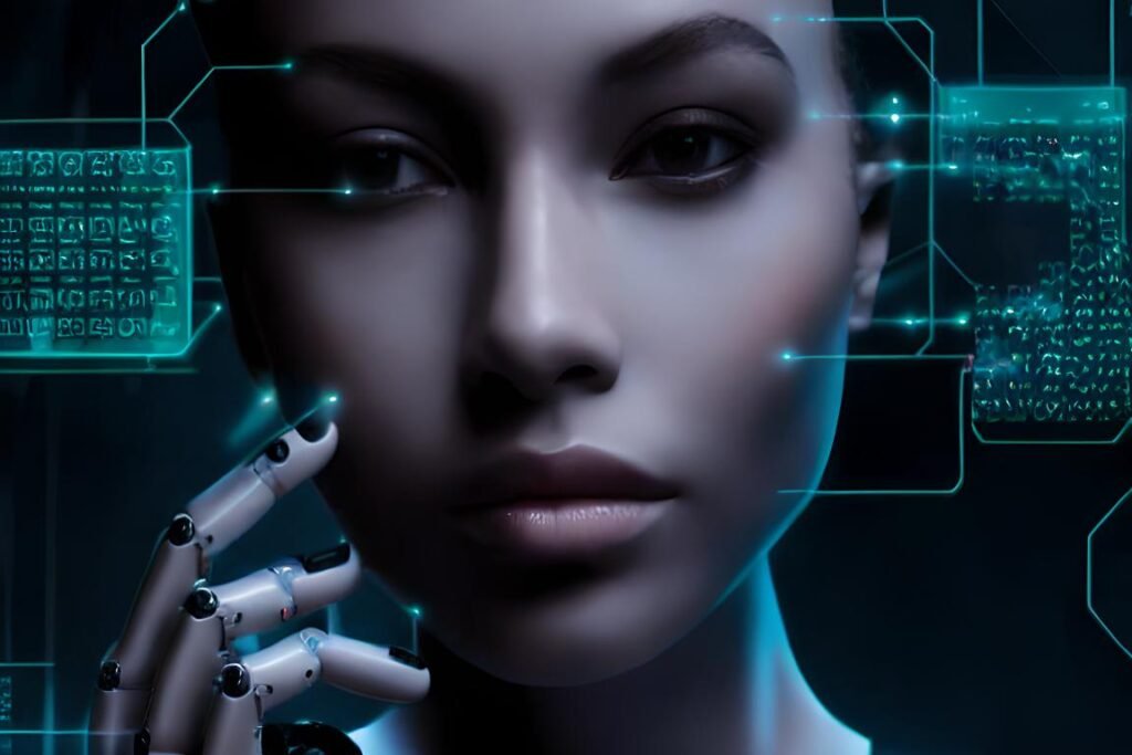 ai jobs-female AI robot